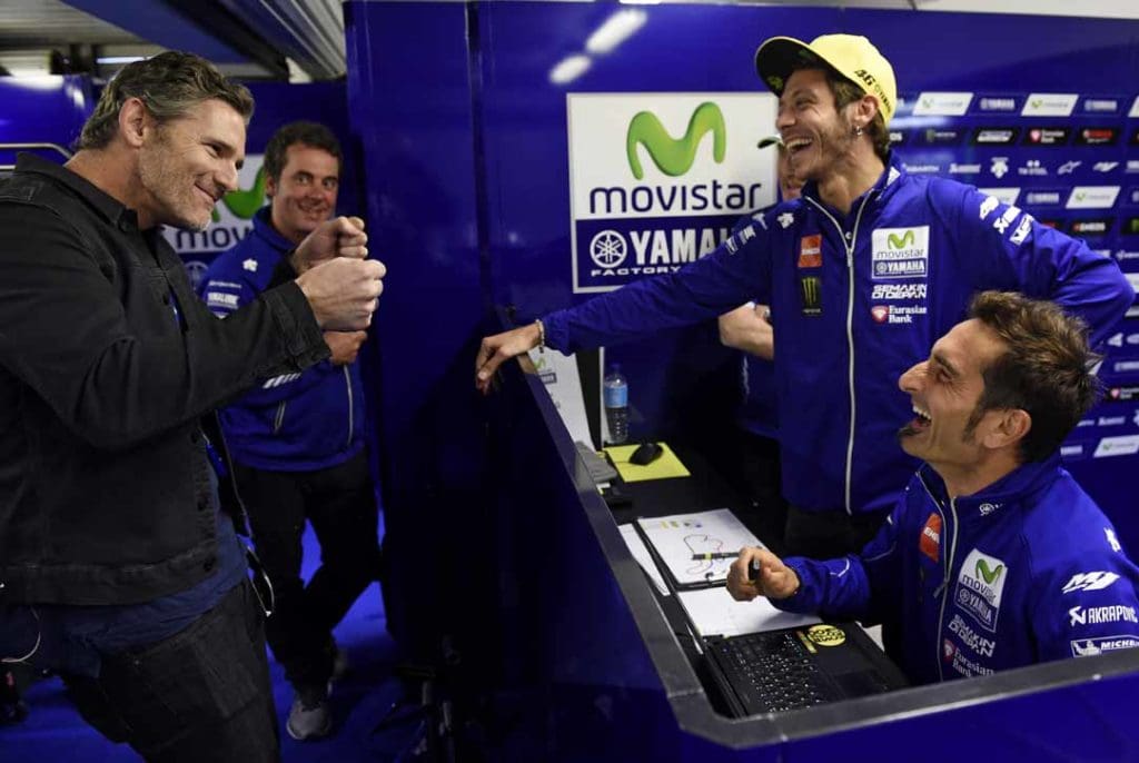 Eric Bana and Valentino Rossi - Agency